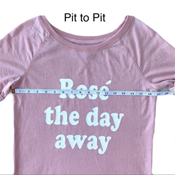Grayson Threads Pink Blush Rose The Day Away Graphic T-Shirt Size Extra Small - Picture 8 of 15